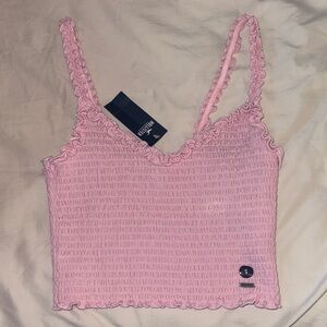 Pink Smocked Women Top